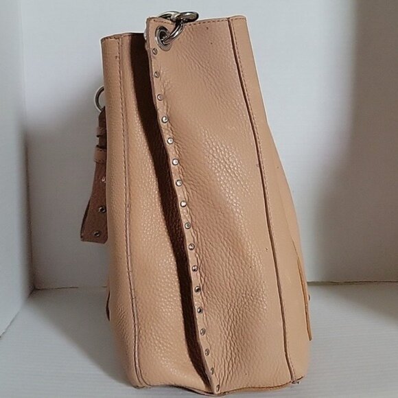 Rebecca Minkoff Bag DARREN DEERSKIN LEATHER SHOULDER Handbag Tote BLUSH WOMEN'S - Picture 5 of 15